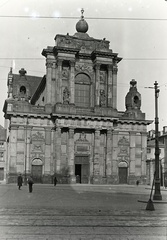 Lengyelország, Varsó, ulica Krakowskie Przedmiescie 52/54., karmelita templom (Kościół seminaryjny)., 1937, Révay Péter, Fortepan #136270