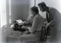 1937, Révay Péter, typewriter, Fortepan #136293