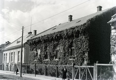 Ukrajna,Kárpátalja, Munkács, Tisztviselő utca (később Október 26. utca) 26. és 28. számú ház., 1939, Révay Péter, repkény, Fortepan #136313