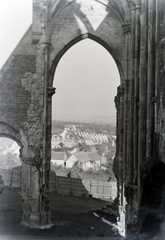 Hungary, Zsámbék, premontrei templom., 1931, Révay Péter, Premonstratensians, pointed arch, Fortepan #136336