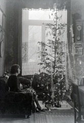 1931, Révay Péter, Christmas, christmas tree, Fortepan #136339