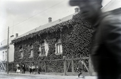 Ukrajna,Kárpátalja, Munkács, Tisztviselő utca (később Október 26. utca) 26. és 28. számú ház., 1939, Révay Péter, repkény, Fortepan #136395