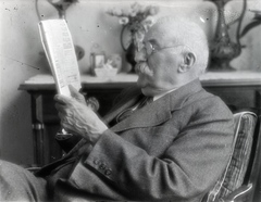 1935, Révay Péter, glasses, moustache, newspaper, arm chair, old person, Fortepan #136450