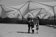 Svájc, Lausanne, Expo 64 (svájci nemzeti kiállítás 1964. április 30. - október 25.) a Genfi-tó partján., 1964, Vészi Ágnes, modern építészet, Fortepan #136480