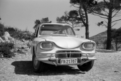 1969, Vészi Ágnes, Citroën-brand, number plate, Fortepan #136496