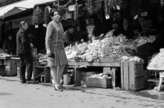 Hungary, Budapest II., Fény utcai piac., 1973, Vészi Ágnes, market, Budapest, Fortepan #136525