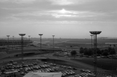 France, Paris, Orly repülőtér., 1970, Vészi Ágnes, car park, airport, Fortepan #136549