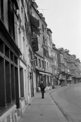 Franciaország, Honfleur, Quai Sainte-Catherine., 1974, Vészi Ágnes, utcakép, Fortepan #136645