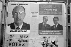 France, 1974, Vészi Ágnes, presidency, electioneering, Valéry Giscard d'Estaing-portrayal, Fortepan #136672