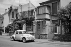 1983, Vészi Ágnes, Renault-márka, Renault 4CV, Fortepan #136749