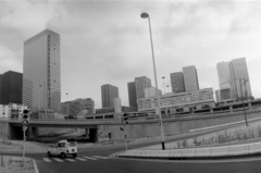 France, La Défense üzleti központ Párizs elővárosában., 1974, Vészi Ágnes, high-rise building, modern architecture, Fortepan #136779