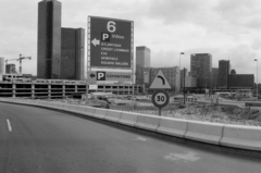 France, La Défense üzleti központ Párizs elővárosában., 1974, Vészi Ágnes, high-rise building, Fortepan #136783