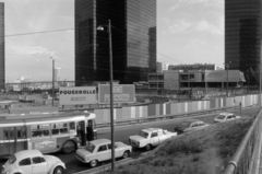 France, La Défense üzleti központ Párizs elővárosában., 1974, Vészi Ágnes, transport, high-rise building, Fortepan #136796