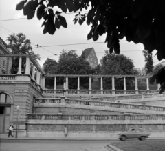 Magyarország, Budapest I., Várkert Bazár, Budai Ifjúsági Park a Várkert (Groza Péter) rakpartról nézve., 1963, Szalay Zoltán, Budapest, Fortepan #137205