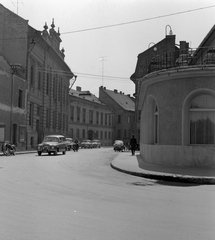 Hungary, Székesfehérvár, Táncsics Mihály utca a Romkert felől nézve., 1965, Szalay Zoltán, Fortepan #137569