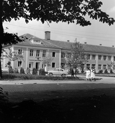 Hungary, Körmend, Rákóczi utca 2., Felsőfokú Mezőgazdasági Technikum (később SZMSZC Rázsó Imre Szakgimnáziuma és Szakközépiskolája)., 1965, Szalay Zoltán, Fortepan #137572