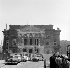 Hungary, Budapest VIII., Blaha Lujza tér, a Nemzeti Színház bontása., 1965, Szalay Zoltán, demolition, Budapest, Fortepan #138280