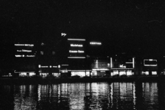 Svájc, Zürich, Bahnhofquai., 1964, Szalay Zoltán, éjszaka, Fortepan #138576