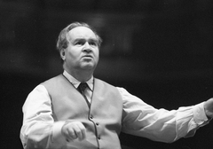 Hungary, Budapest, David Ojsztrah hegedűművész., 1970, Szalay Zoltán, conductor, Fortepan #138677