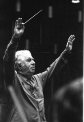 Hungary, Budapest, Aram Hacsaturján szovjet zeneszerző., 1962, Szalay Zoltán, conductor, Fortepan #138875