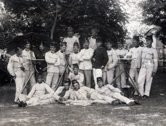 Magyarország, Pécs, Szigeti út, Magyar Királyi Honvéd Hadapródiskola, az első végzős évfolyam tablóképe., 1902, Mussa Gymma Réka, tablókép, kadét, Fortepan #139289