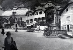 Ausztria, Hallstatt, Hauptplatz., 1933, Szekrényesy Réka, Fortepan #139594