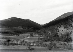 Hungary, Ecseg, kilátás a Várdombról az Ilonavár / Ecseg vára romjaitól észak felé. Előtérben a Szuha-patak kanyarog., 1935, Szekrényesy Réka, landscape, Fortepan #139605