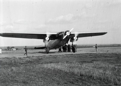 1936, Mezey Ferenc, repülőgép, KLM légitársaság, Fokker-márka, Fokker F.XII, Fortepan #139714