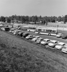 Hungary, Budapest X., Albertirsai (Dobi István) út, a vásárterület parkolója., 1976, UVATERV, Budapest, Fortepan #139870