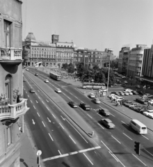 Hungary, Budapest VIII.,Budapest VII., Blaha Lujza tér a Klauzál utca felől nézve., 1976, UVATERV, BMW 02 series , Budapest, Fortepan #139882