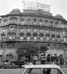 Magyarország, Budapest XIII., Nyugati (Marx) tér 5., 1976, UVATERV, Budapest, neonreklám, utcakép, Fortepan #139925