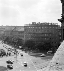 Magyarország, Budapest V., Nyugati (Marx) tér, jobbra a Szent István körút., 1976, UVATERV, Budapest, Fortepan #139974