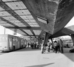 Magyarország, Miskolc, Búza tér, buszpályaudvar., 1981, UVATERV, Fortepan #140056