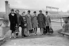 Magyarország, Margitsziget, Budapest, Úttörő sporttelep / Úttörő stadion (később Margitszigeti Atlétikai Centrum)., 1961, Németh Tamás, stadion, Fortepan #140135