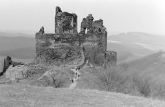 Hungary, Hollókő, Hollókői vár., 1965, Fortepan, excursion, picture, castle ruins, Fortepan #1402