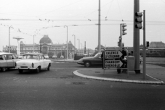 France, Lyon, Quai Dr Gailleton, szemben a Pont de l'Université és az egyetem egyik épülete., 1969, Németh Tamás, Fortepan #140202