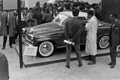 Magyarország, Városliget,Budapesti Nemzetközi Vásár, Budapest XIV., Skoda Felicia személygépkocsi., 1963, Németh Tamás, csehszlovák gyártmány, Skoda-márka, automobil, Skoda Felicia, Budapest, Fortepan #140295