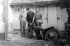 Hungary, Jászberény, 1959, Morvay Kinga, motorcycle, wreck, Fortepan #140420