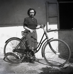 1943, Morvay Kinga, bicycle, Dürkopp brand, Fortepan #140614