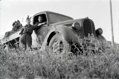 1942, Miklós Lajos, Ford-márka, tankautó, rendszám, 39M Ford-Marmon-Herrington, Ford G917T, Fortepan #140742