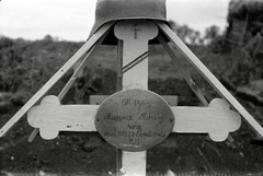 Russia, Os'kino, katonai temető., 1942, Miklós Lajos, eastern front, second World War, war grave, Fortepan #141071