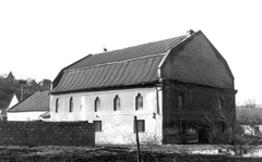 Magyarország, Bodrogkeresztúr, Kossuth út 30., egykori zsinagóga, ma Zempléni Tájegységi Iroda (Aggteleki Nemzeti Park)., 1983, Gazda Anikó, Fortepan #141151