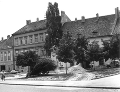 Magyarország, budai Vár, Budapest I., Dísz tér, Honvéd-szobor (Zala György, 1893.)., 1971, Hlatky Katalin-Főkert, Budapest, Fortepan #141281