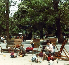 Magyarország, Városmajor, Budapest XII., játszótér., 1977, Hlatky Katalin-Főkert, Budapest, Fortepan #141369