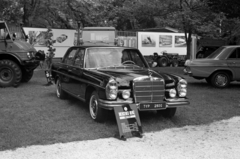 Magyarország, Városliget,Budapesti Nemzetközi Vásár, Budapest XIV., Mercedes 280 S típusú személygépkocsi., 1969, Péterffy István, Mercedes-márka, Budapest, Mercedes Unimog, Mercedes W108, Fortepan #141804