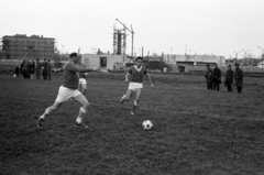 Hungary, Monor, Balassi Bálint utca, a Monori SE sporttelepe., 1969, Péterffy István, football, soccer ball, Fortepan #142133