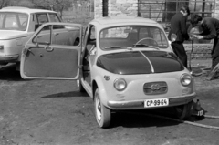 1970, Péterffy István, rendszám, Wartburg 353, Steyr-Puch 500, Fortepan #142397