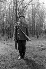 1970, Péterffy István, hunter, gun, Fortepan #142481