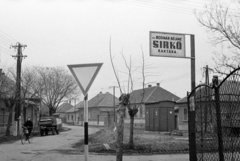 Hungary, Cegléd, Vécsei utca, keresztben a Mária utca, szemben a Sárkány utca., 1970, Péterffy István, Fortepan #142619