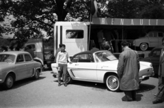 Magyarország, Városliget,Budapesti Ipari Vásár, Budapest XIV., 1961, Chuckyeager tumblr, Budapest, Renault Floride, Renault Dauphine, Fortepan #142910